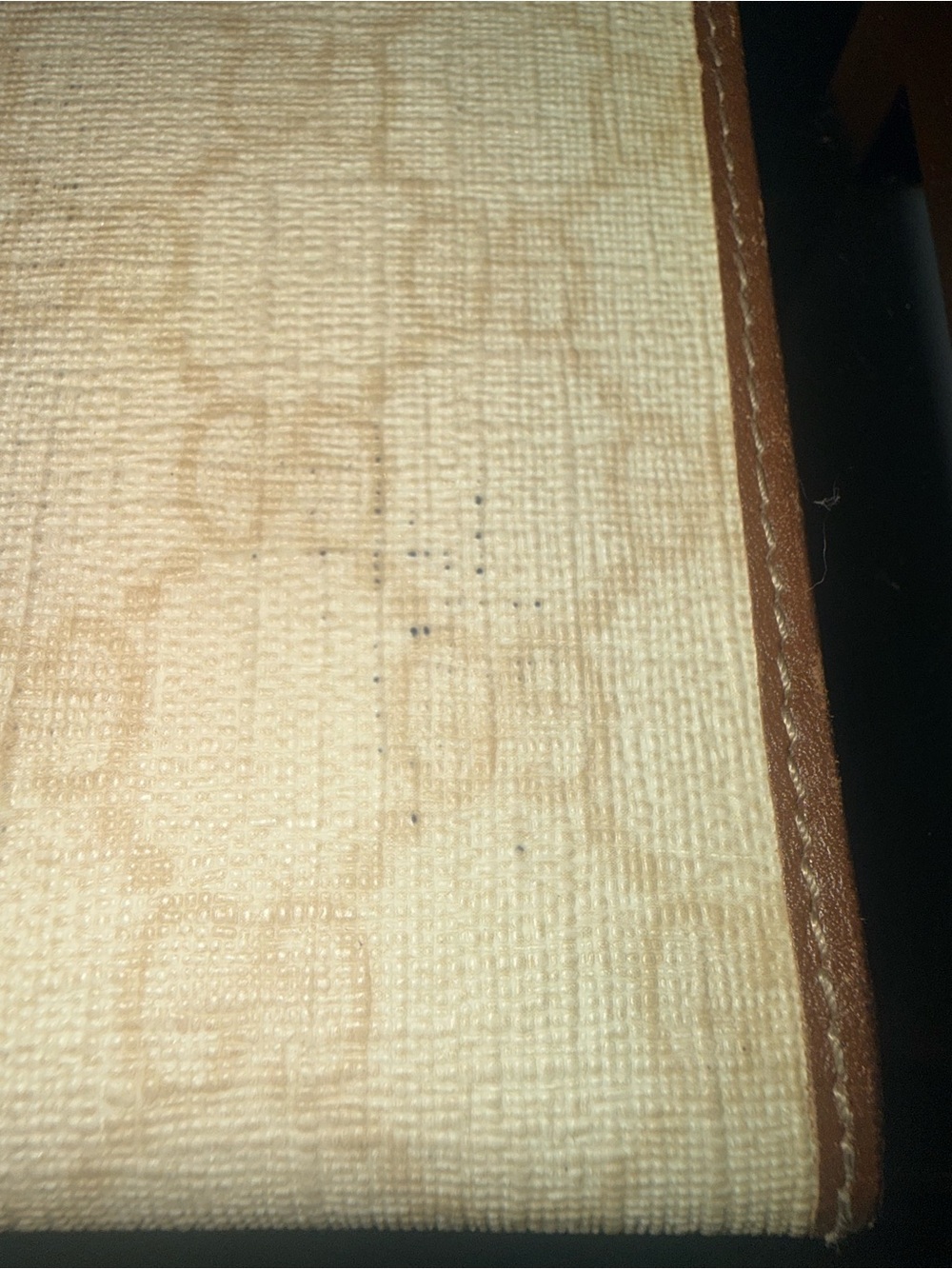 Gucci Vintage Rare Ivory GG Supreme Canvas Continental Wallet Brown Logo Plaque - Picture 10 of 10